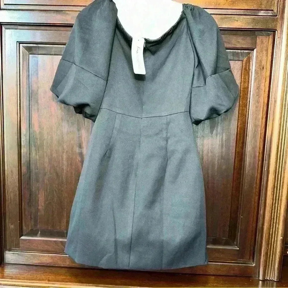 NWT! Impressions Say Less Dress In Black / Bubble Sleeves / Woman’s Small - Picture 10 of 15